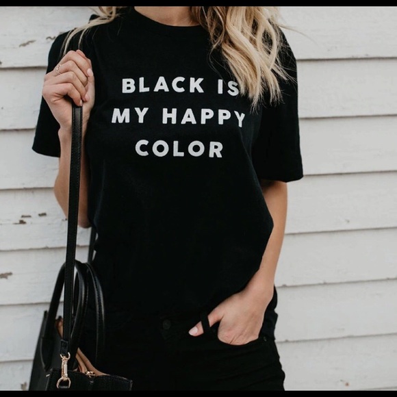 PERFECT BLACK TEE SHIRT - Picture 1 of 7